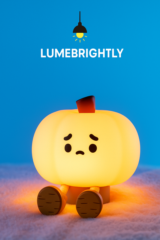 Halloween Pumpkin🎃 Night Light – Rechargeable LED Lamp with Timer & Touch Control