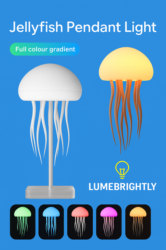 Jellyfish Lamp – LED Mood Light Aquarium Lamp for Relaxation & Home Decor